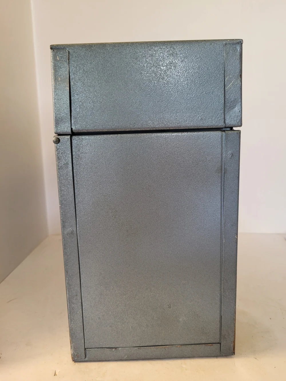 1970s Vintage Hamilton Skotch Metal Porta-File W/key And Original Label